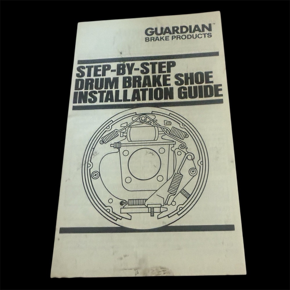 1987 GUARDIAN Drum Brake Shoe Installation Guide for Certain GM Brake Systems